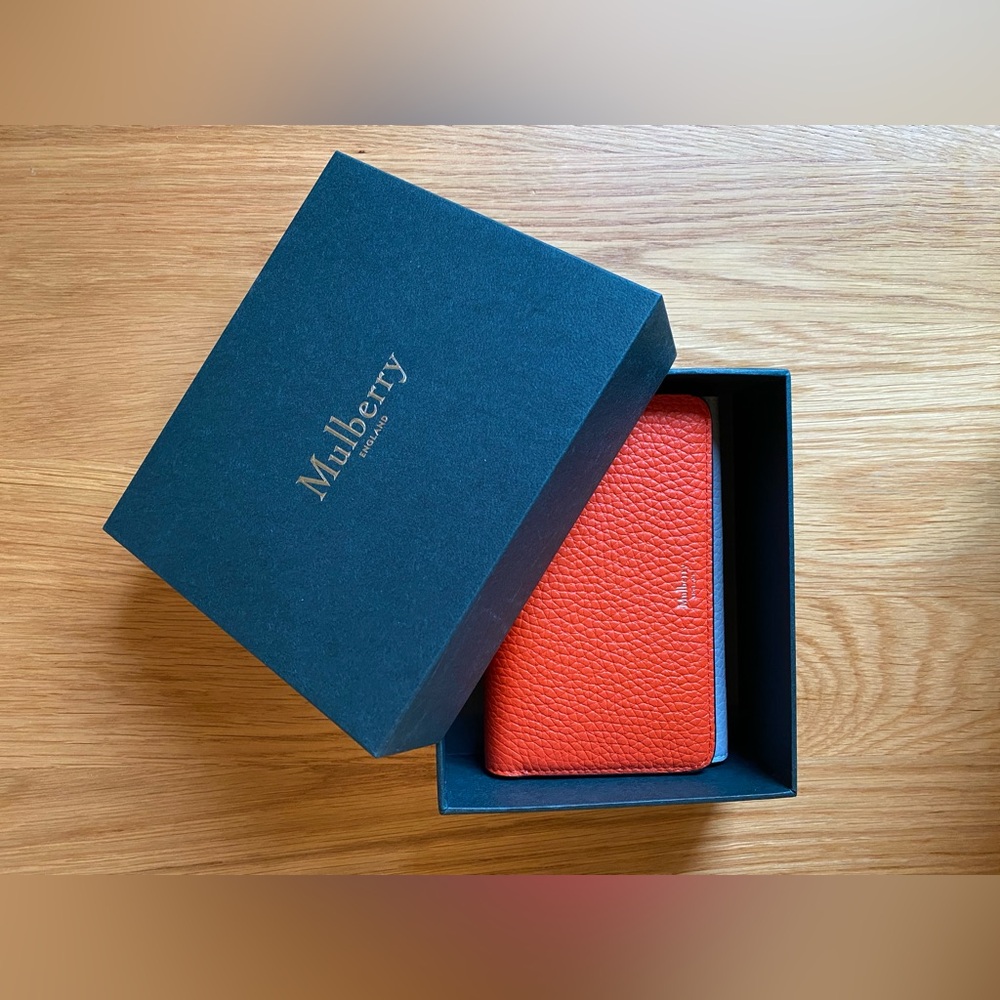 Mulberry medium continental French wallet